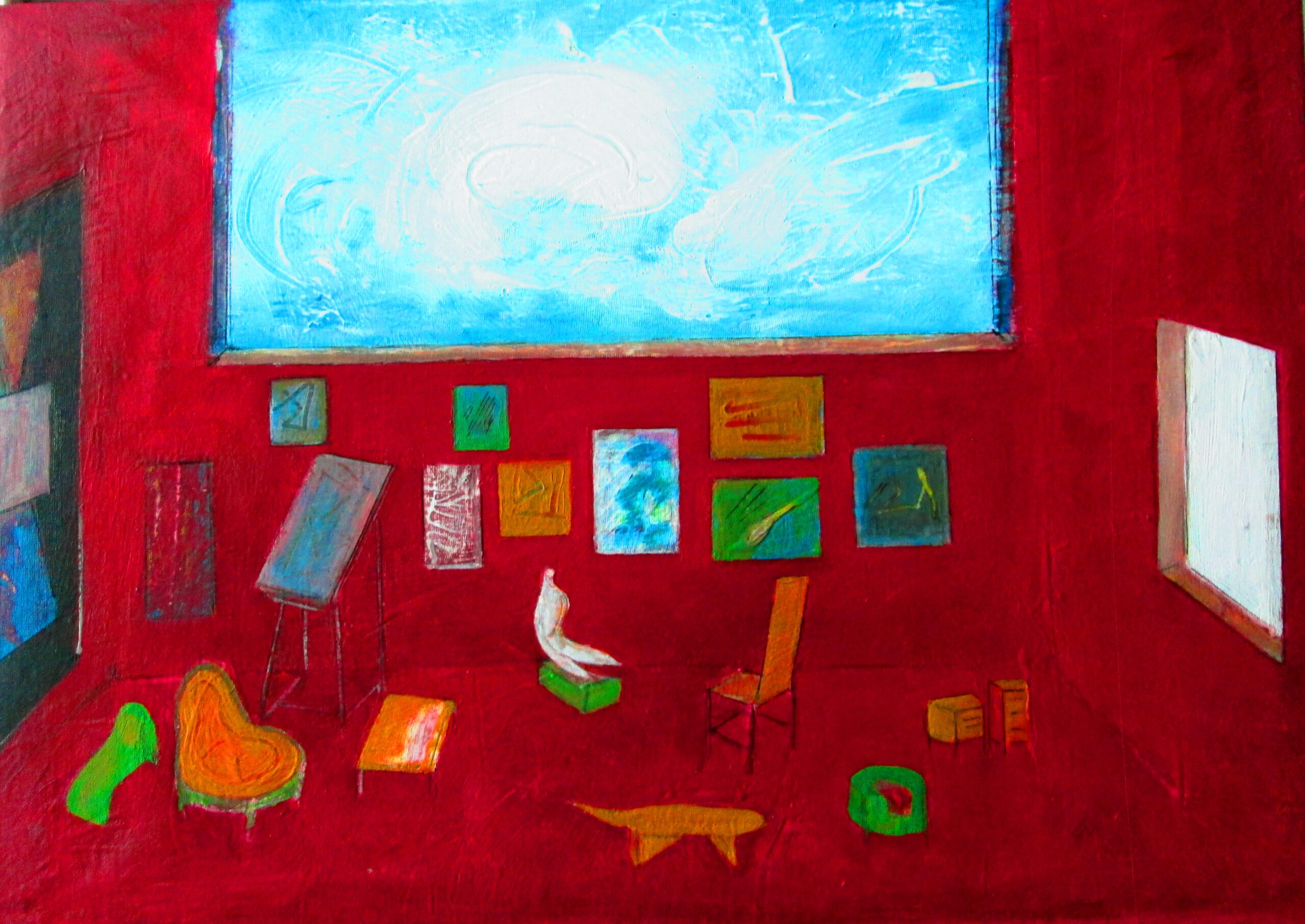 Ambrosio paolo-Interno con nuvole